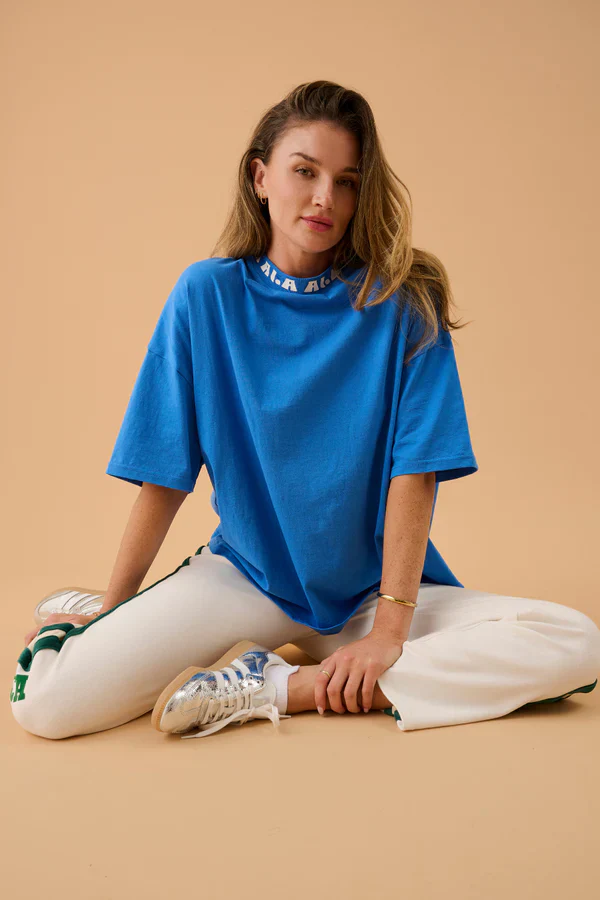 ARAMINTA JAMES - JAMES OVERSIZED TEE (FRENCH BLUE) - Image 2