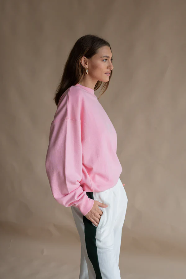 ARAMINTA JAMES - MONGRAM CLASSIC SWEATSHIRT (PINK) - Image 4