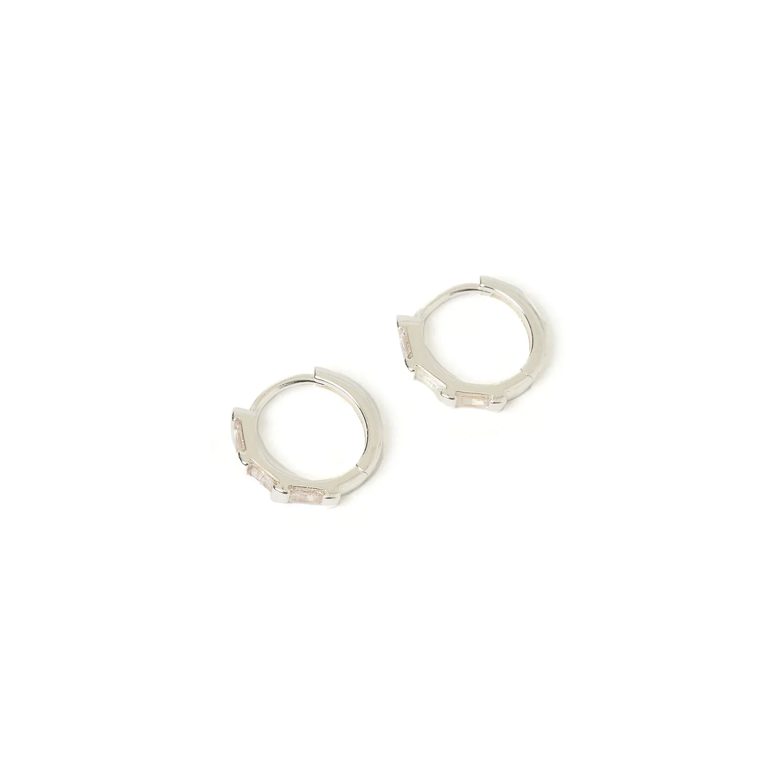 ARMS OF EVE - HOLI SILVER HUGGIE EARRINGS