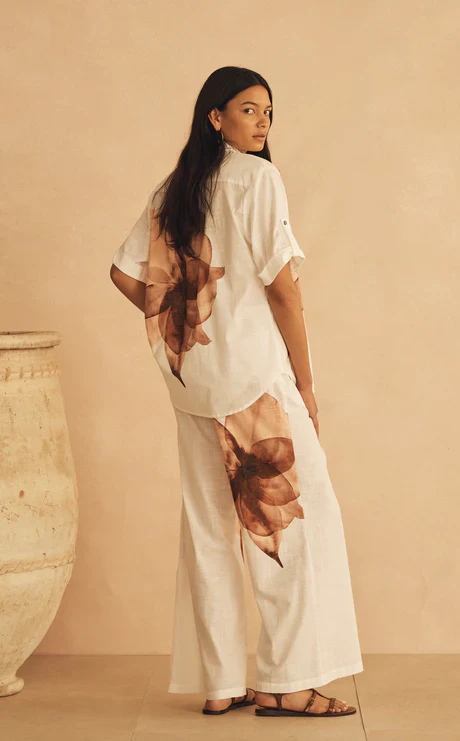 AUR OCEA - STILLSTA GATHERED WIDE LEG PANT - Image 7