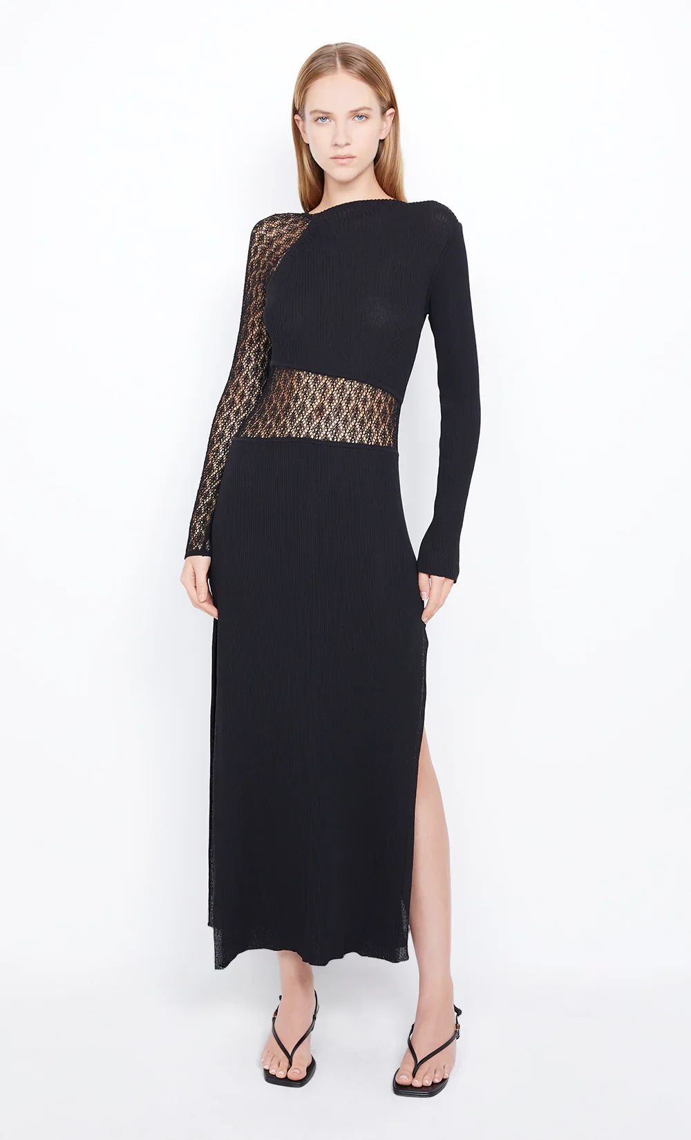 BEC + BRIDGE - CHANTELLE LONG SLEEVE DRESS (BLACK) FINAL SALE