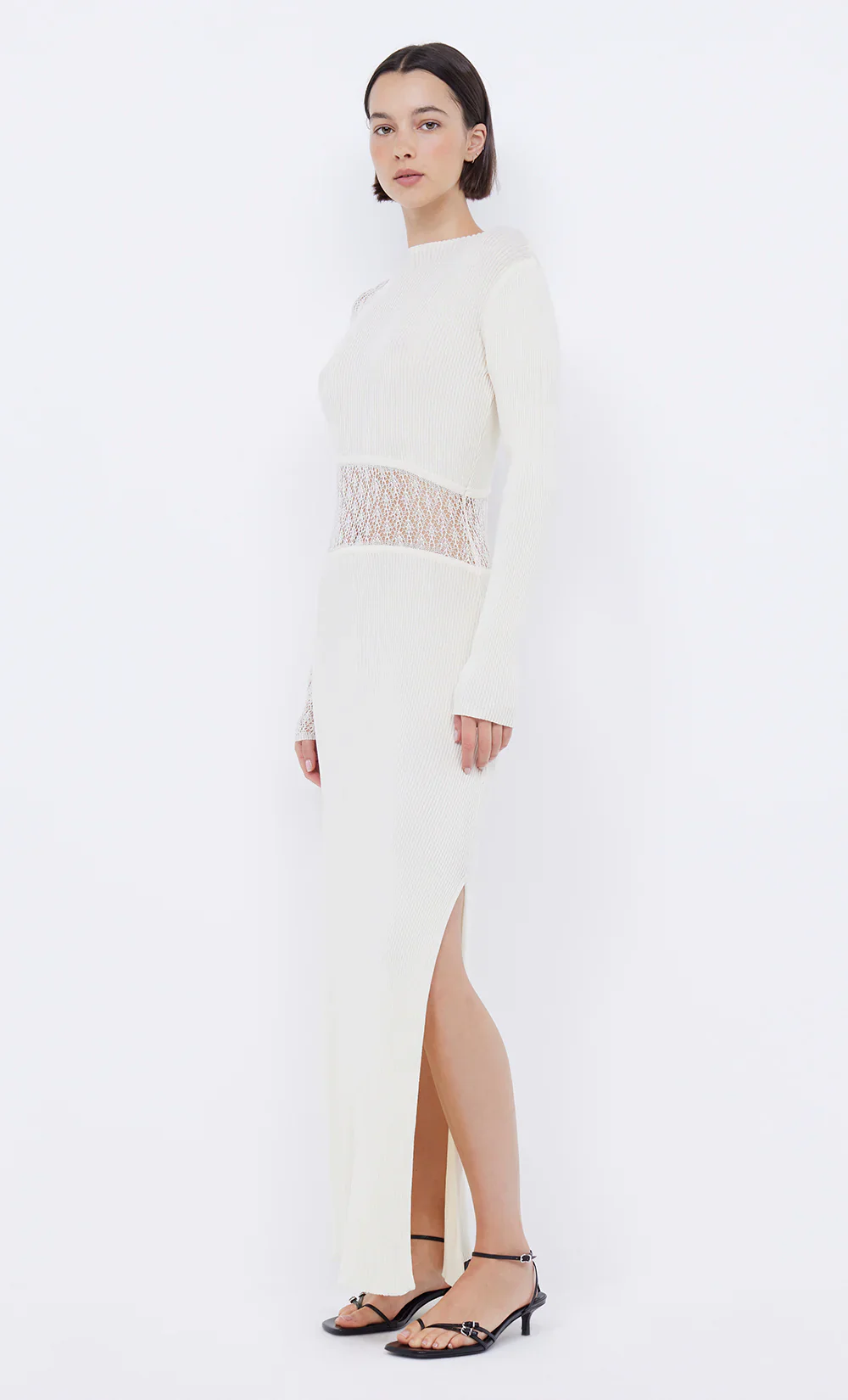 BEC + BRIDGE - CHANTELLE LONG SLEEVE DRESS (IVORY) FINAL SALE - Image 3
