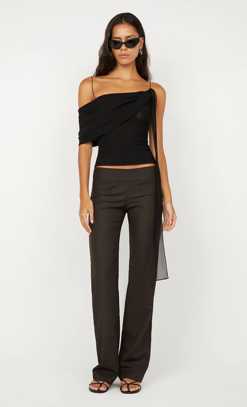 BEC + BRIDGE - INGRID PANT (CHOC PINSTRIPE)