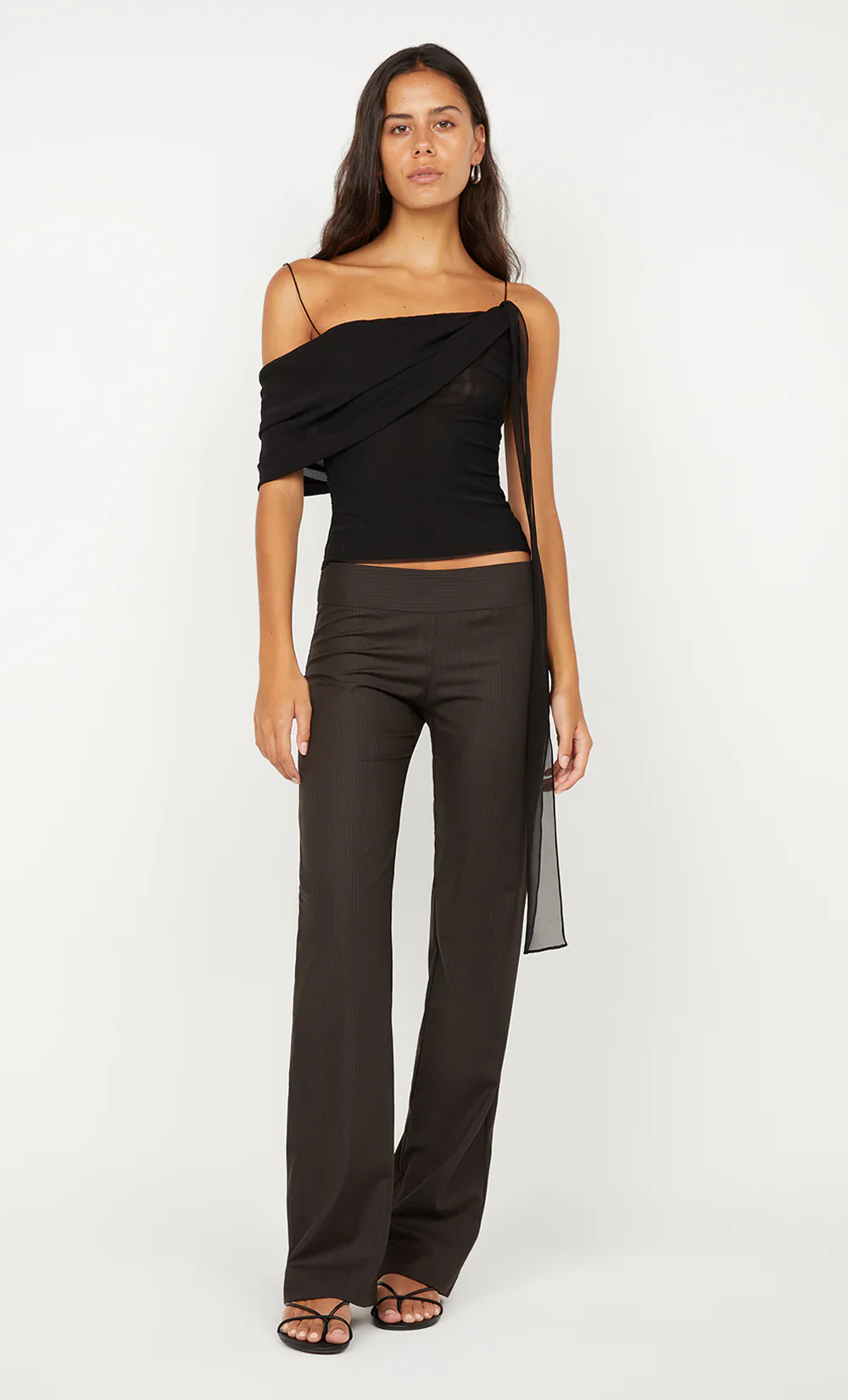 BEC + BRIDGE - INGRID PANT (CHOC PINSTRIPE) - Image 4