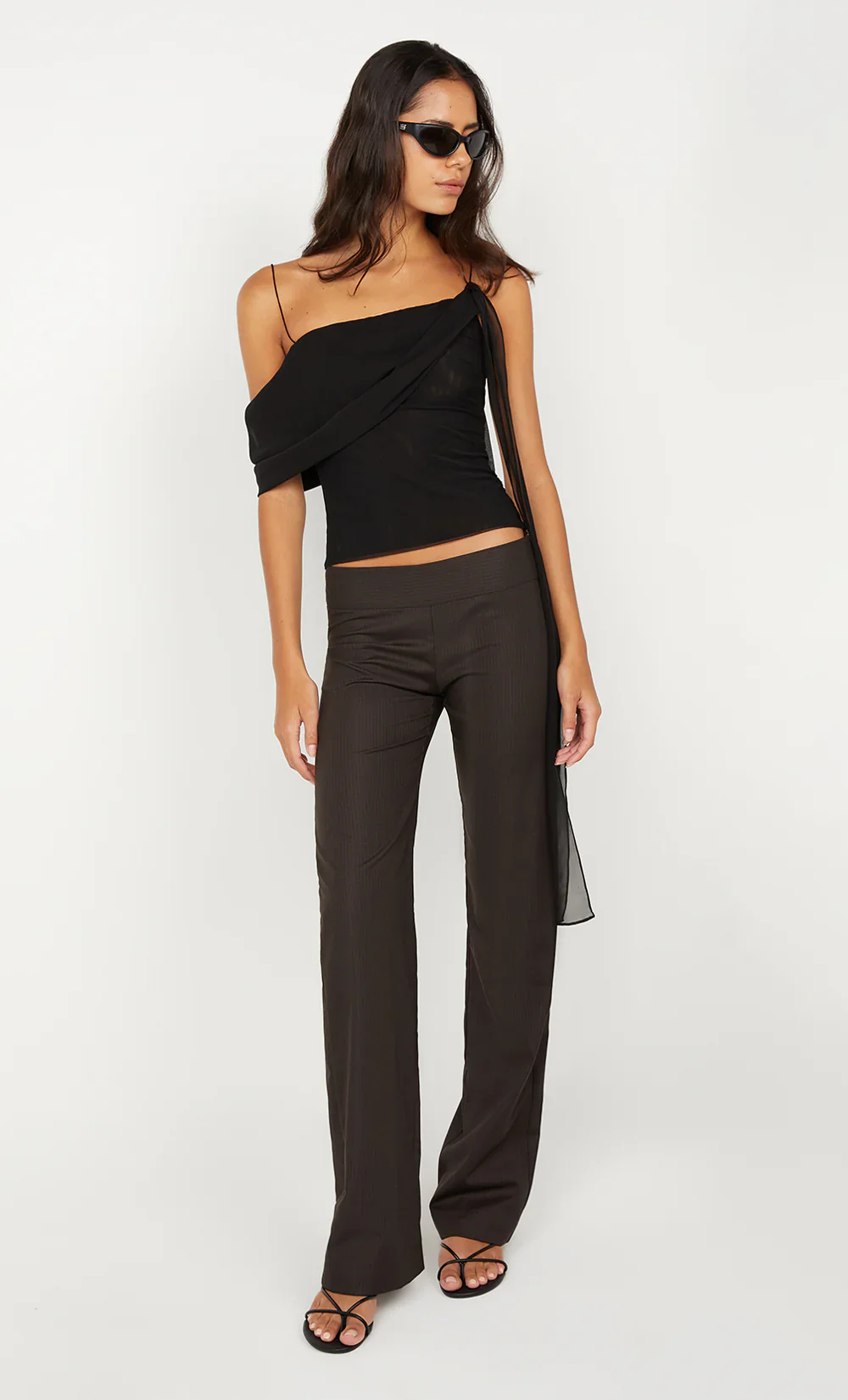 BEC + BRIDGE - INGRID PANT (CHOC PINSTRIPE) - Image 6