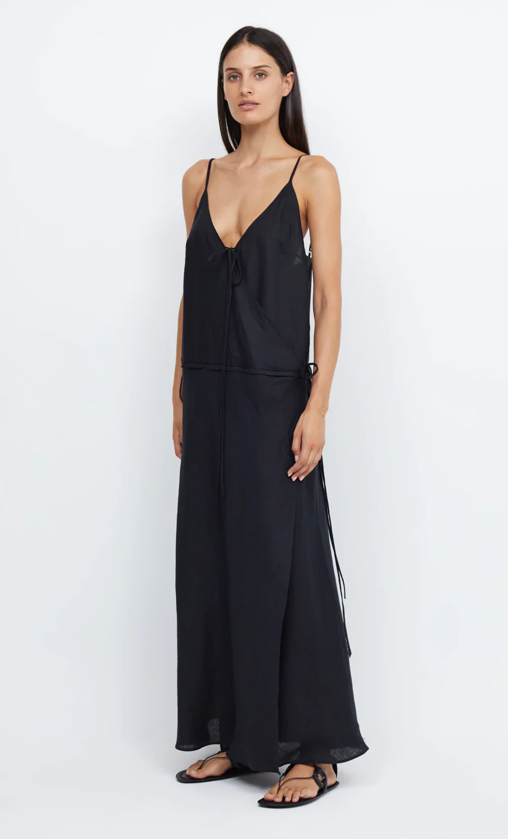 BEC + BRIDGE - JAYDEN WRAP MAXI DRESS (BLACK) FINAL SALE - Image 3