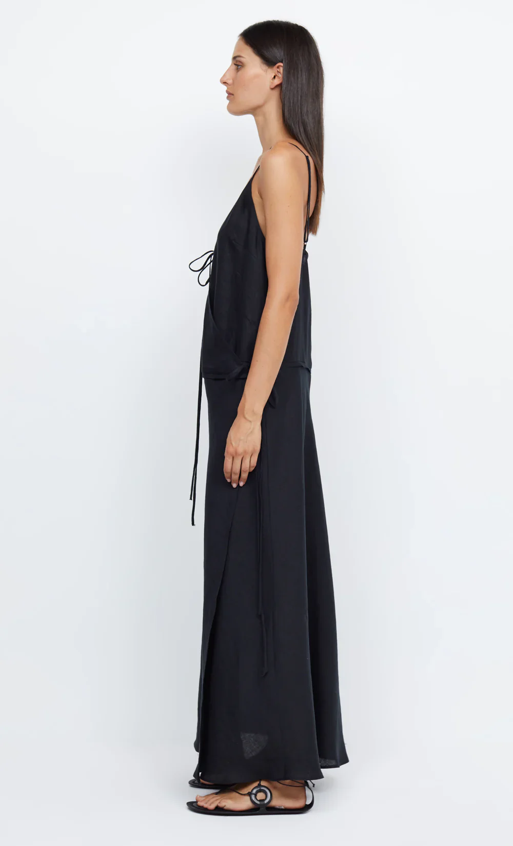 BEC + BRIDGE - JAYDEN WRAP MAXI DRESS (BLACK) FINAL SALE - Image 4