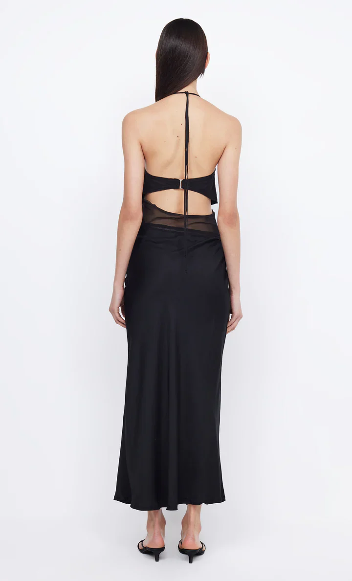 BEC + BRIDGE - MAX HALTER MAXI DRESS (BLACK) FINAL SALE - Image 2