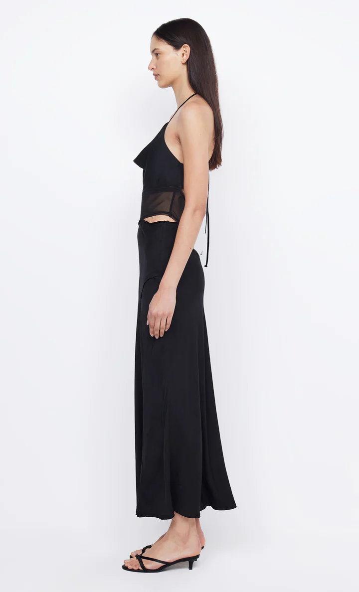 BEC + BRIDGE - MAX HALTER MAXI DRESS (BLACK) FINAL SALE - Image 4