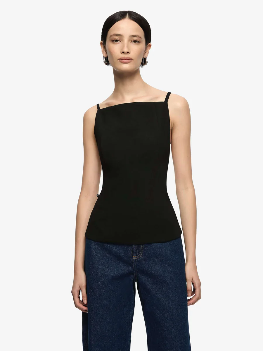 BEC + BRIDGE - MOR BACKLESS TOP (BLACK) - Image 4