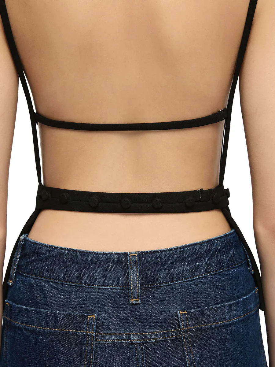 BEC + BRIDGE - MOR BACKLESS TOP (BLACK) - Image 5