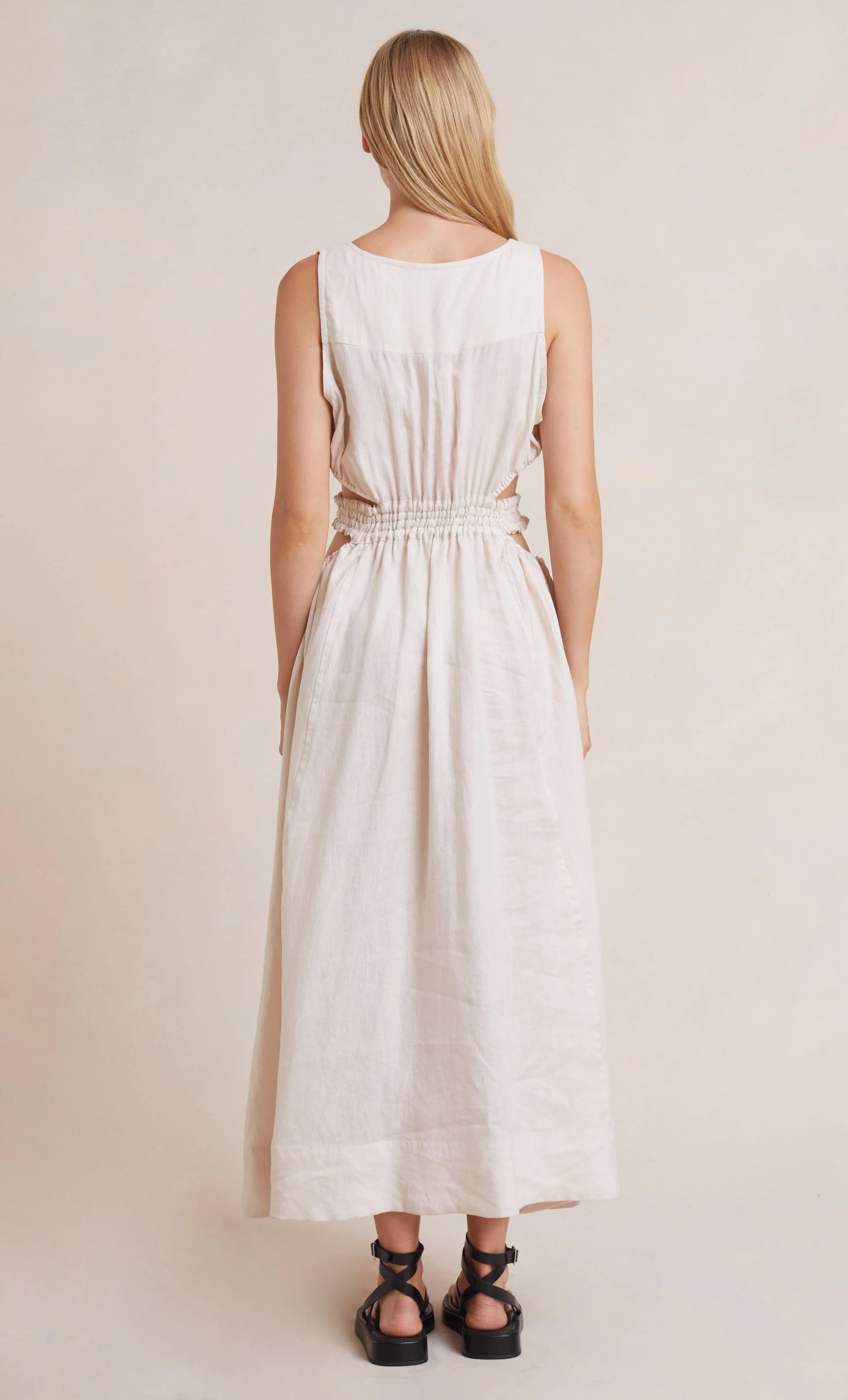 BEC + BRIDGE - Noelle V Dress (Natural)  FINAL SALE - Image 4