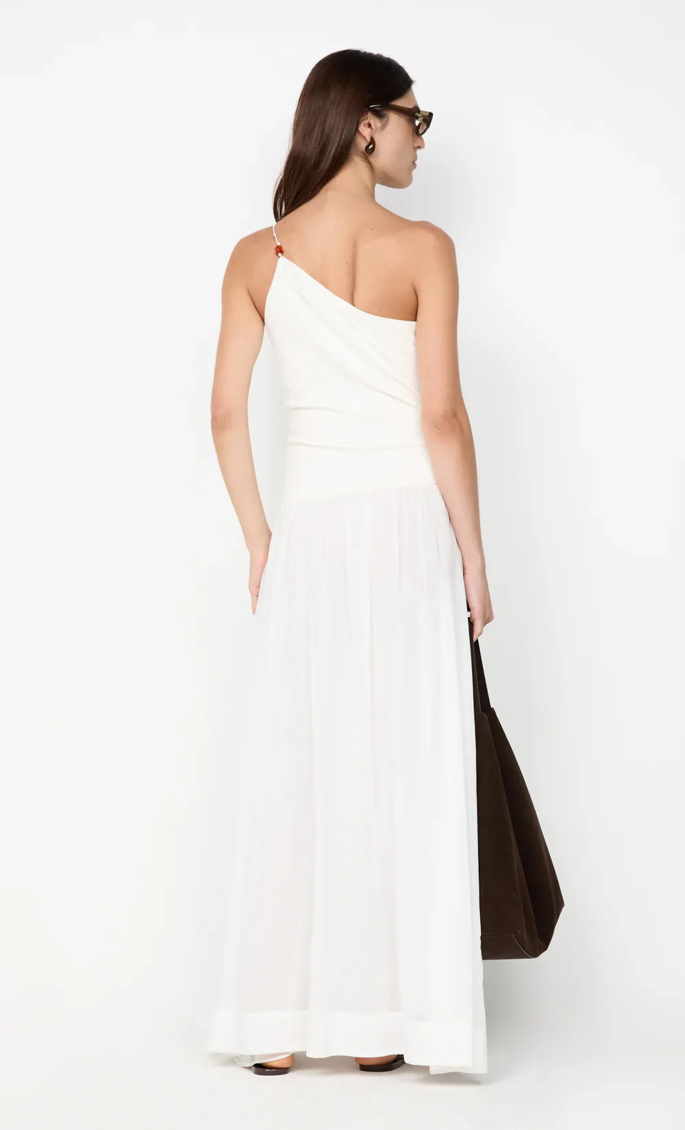 BEC + BRIDGE - SABRINE ASYM MAXI DRESS (IVORY) - Image 4