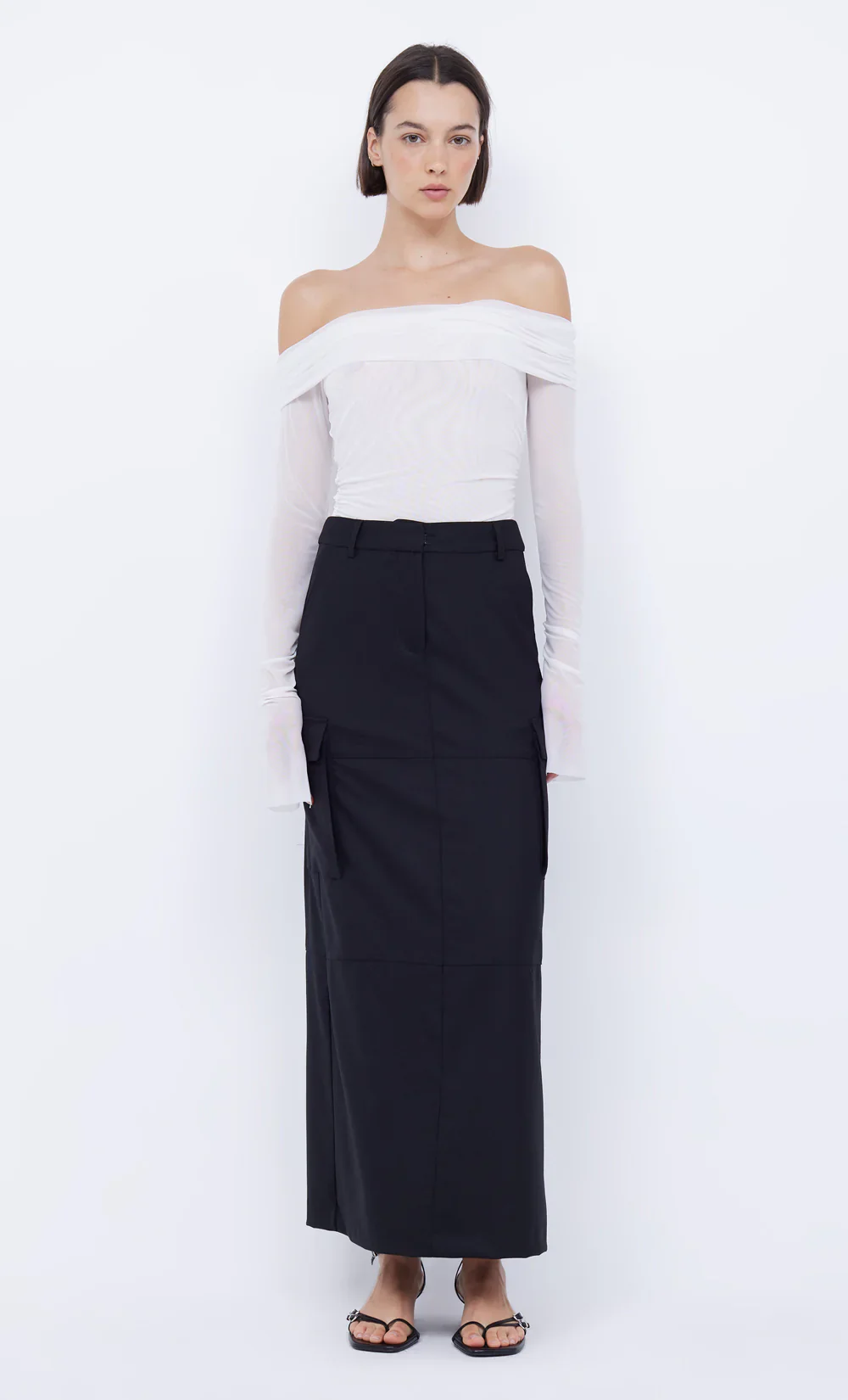 BEC + BRIDGE - SASHAY LONG SLEEVE TOP (IVORY)