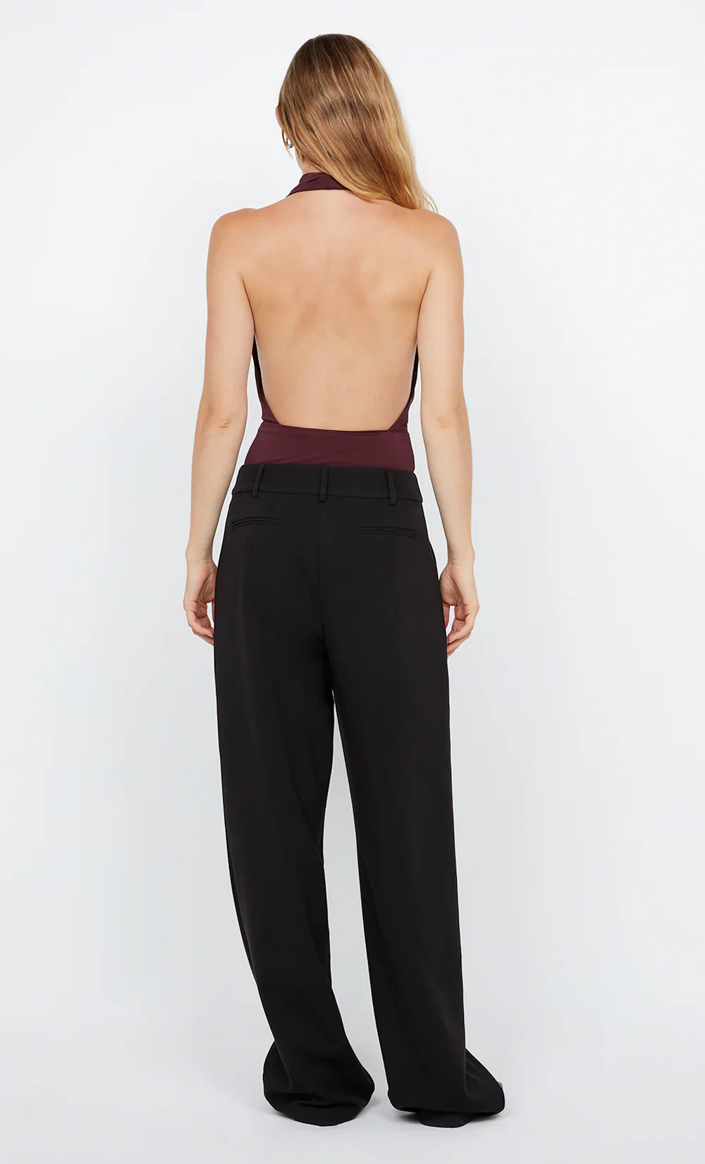 BEC + BRIDGE - SONNIE HALTER TOP (PLUM) - Image 2