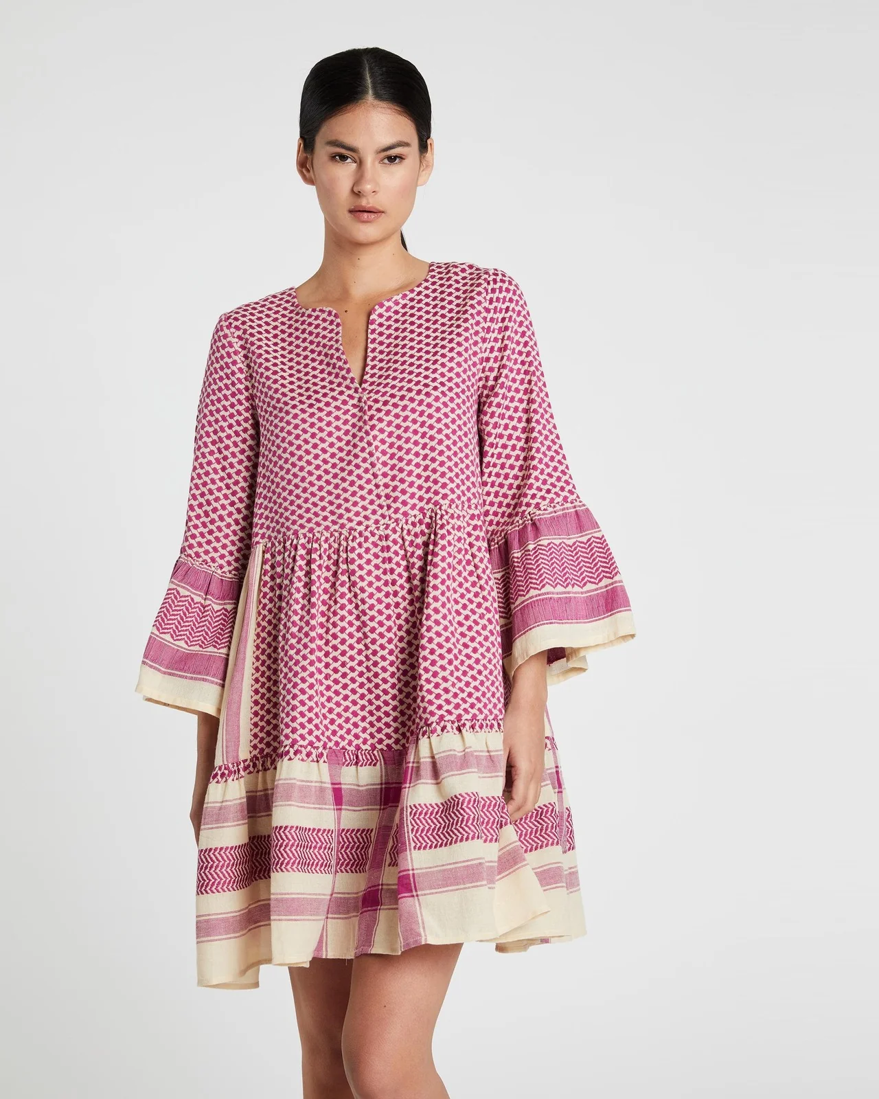 CECILIE COPENHAGEN - Julia Dress (Fuschia) - Image 2