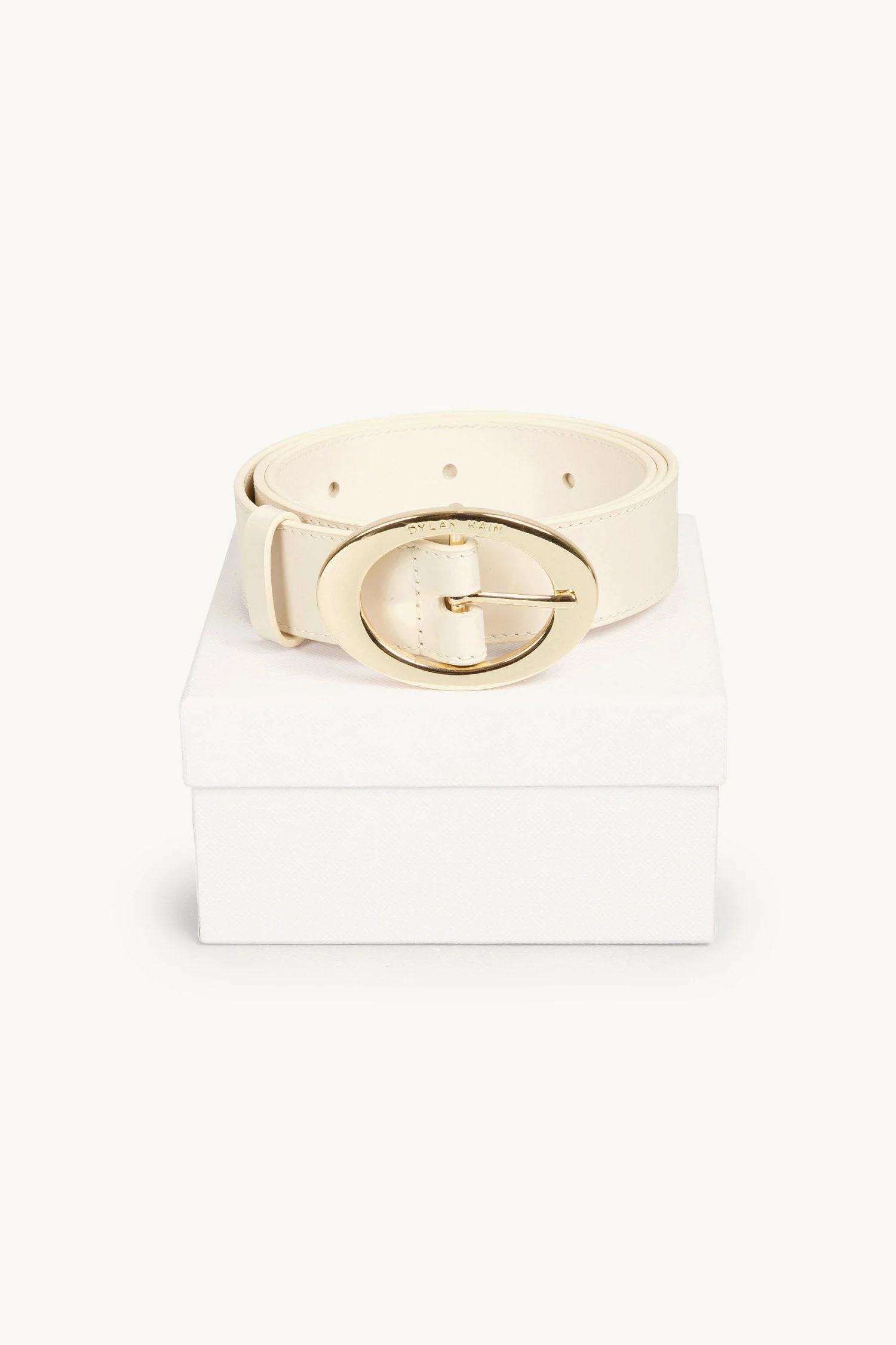DYLAN KAIN - The Heidi Belt (Cream / Light Gold) - Image 3