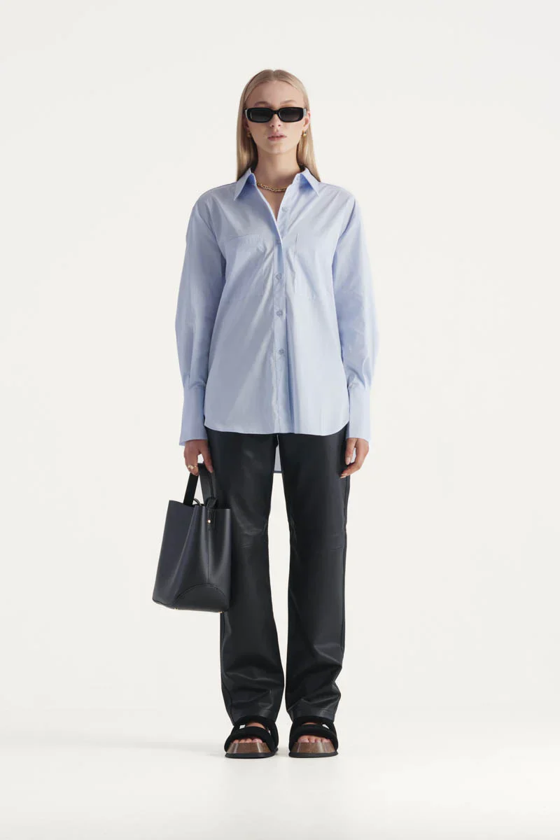 ELKA COLLECTIVE - LORETTA SHIRT (LIGHT BLUE)