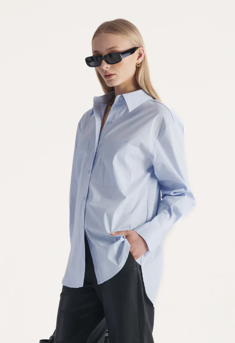 ELKA COLLECTIVE - LORETTA SHIRT (LIGHT BLUE) - Image 2