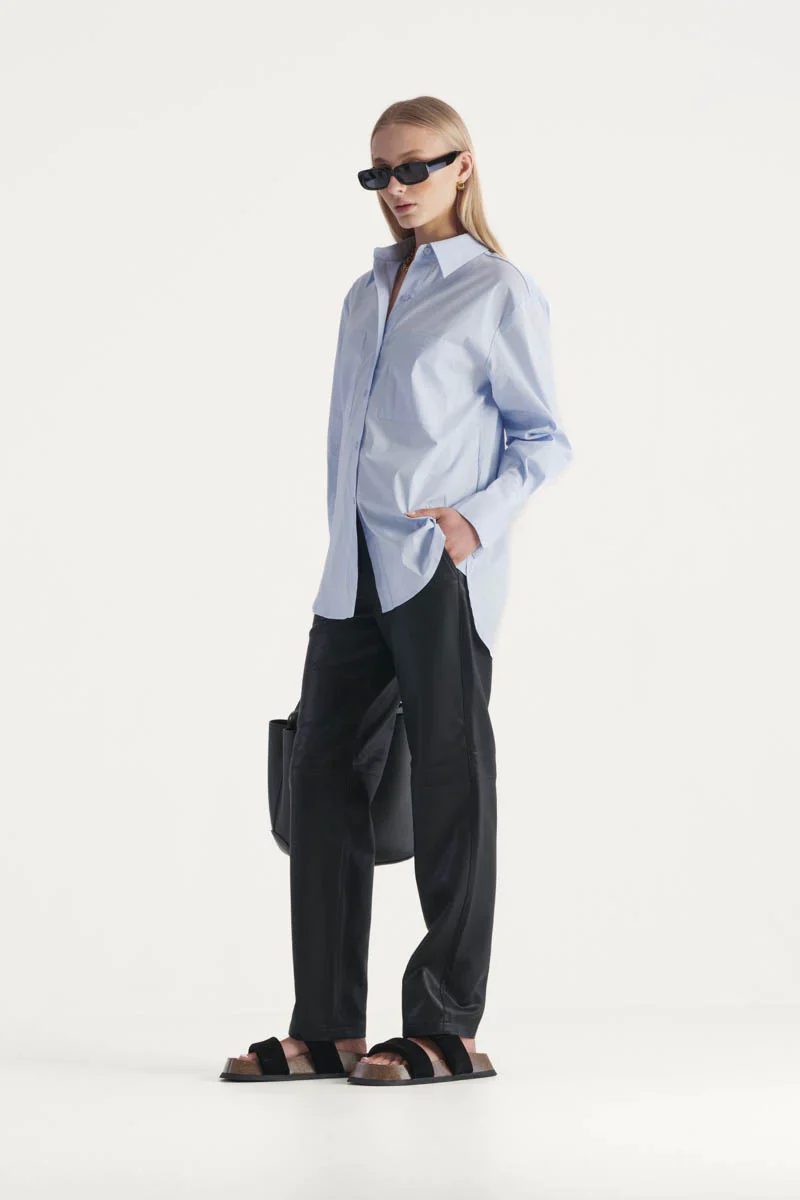 ELKA COLLECTIVE - LORETTA SHIRT (LIGHT BLUE) - Image 5