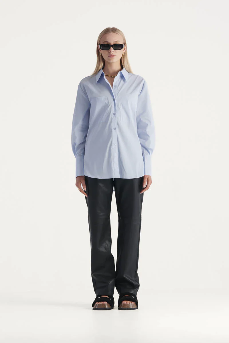 ELKA COLLECTIVE - LORETTA SHIRT (LIGHT BLUE) - Image 6