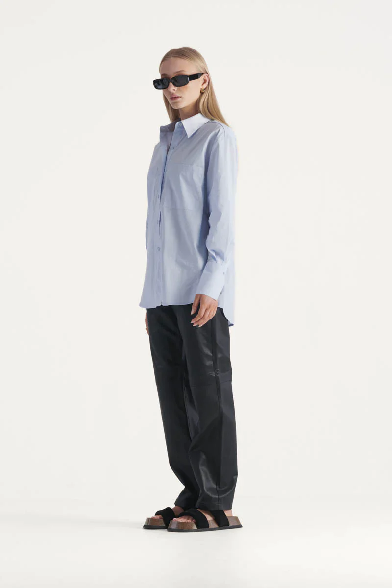 ELKA COLLECTIVE - LORETTA SHIRT (LIGHT BLUE) - Image 7
