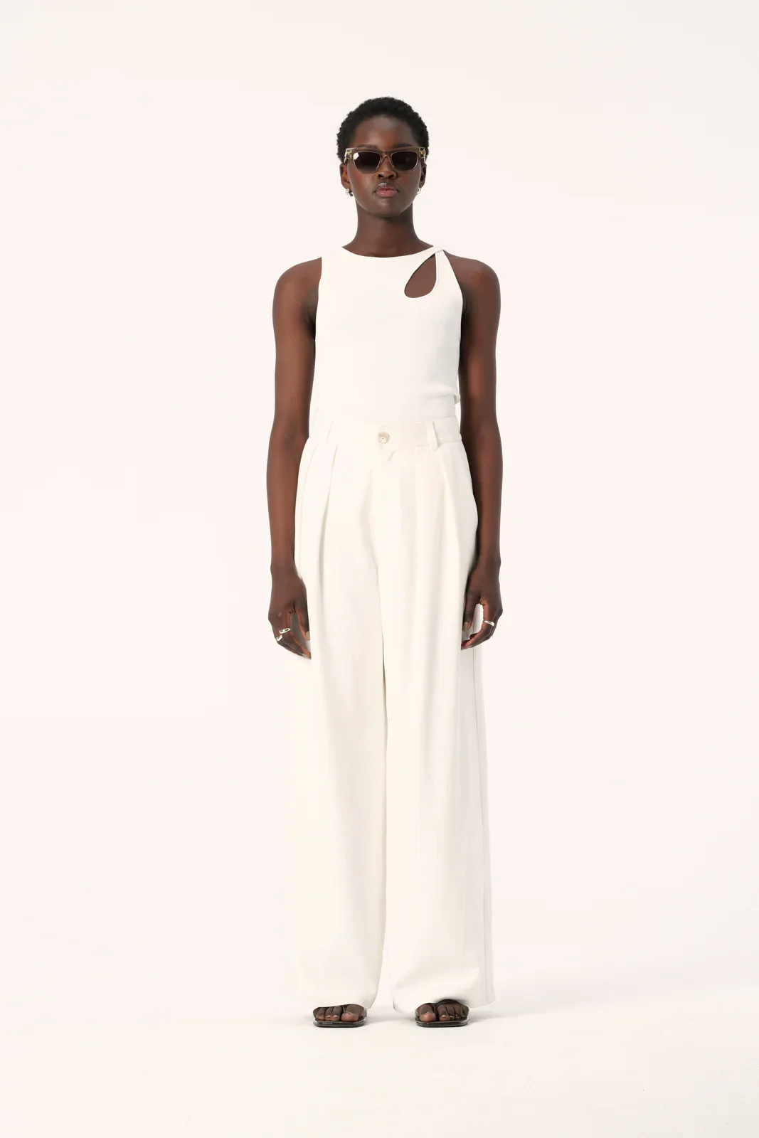 Elka Collective - Silves Knit Top (White)