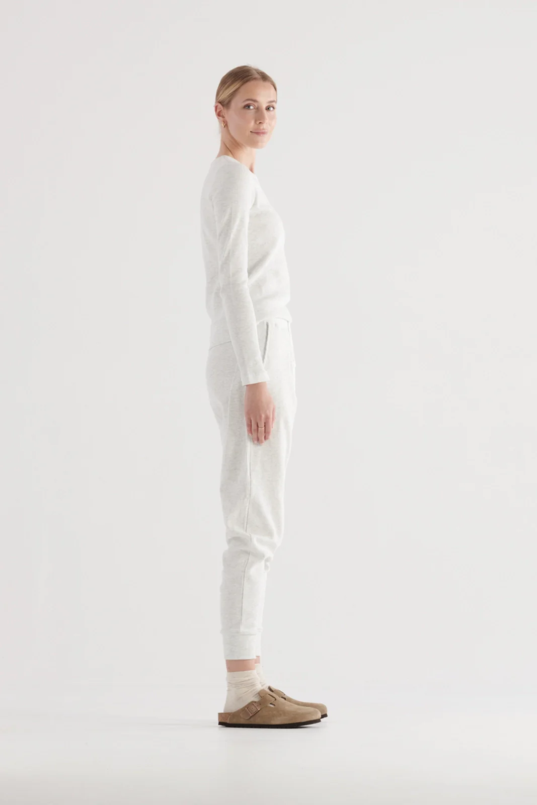ELKA COLLECTIVE - Winter PJ Set (White Marle) - Image 5