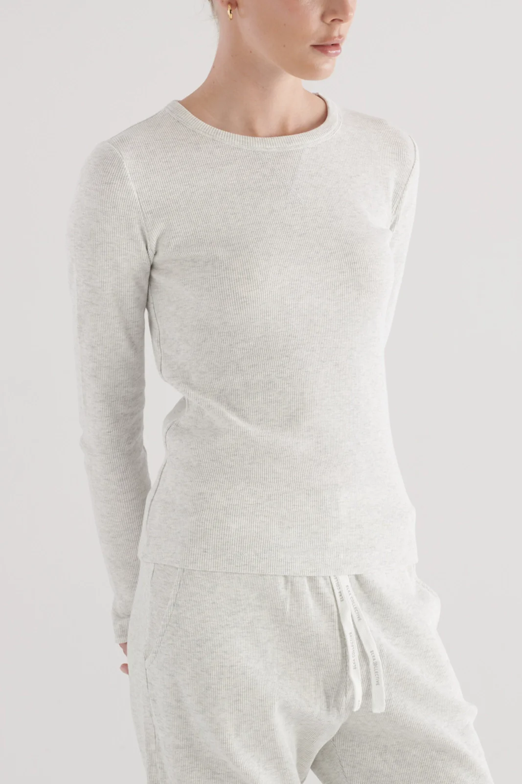 ELKA COLLECTIVE - Winter PJ Set (White Marle) - Image 6