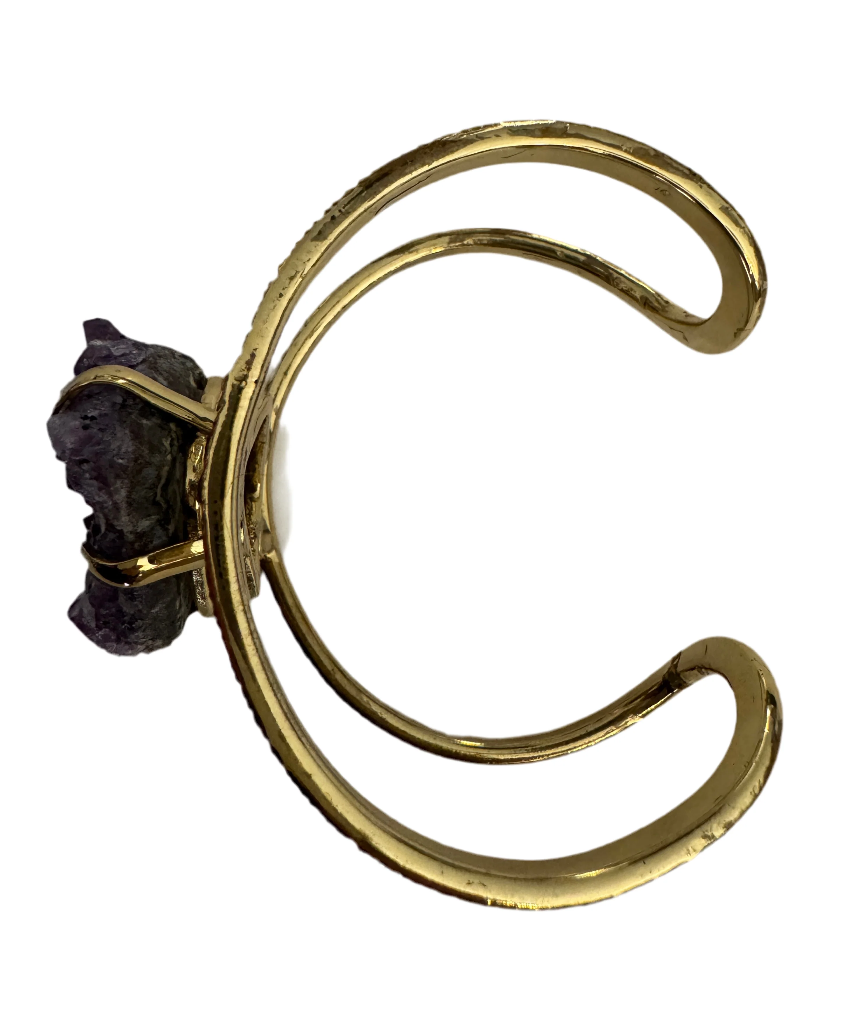 ELYSIAN COLLECTIVE - AMETHYST QUARTZ BRACELET / CUFF - Image 3