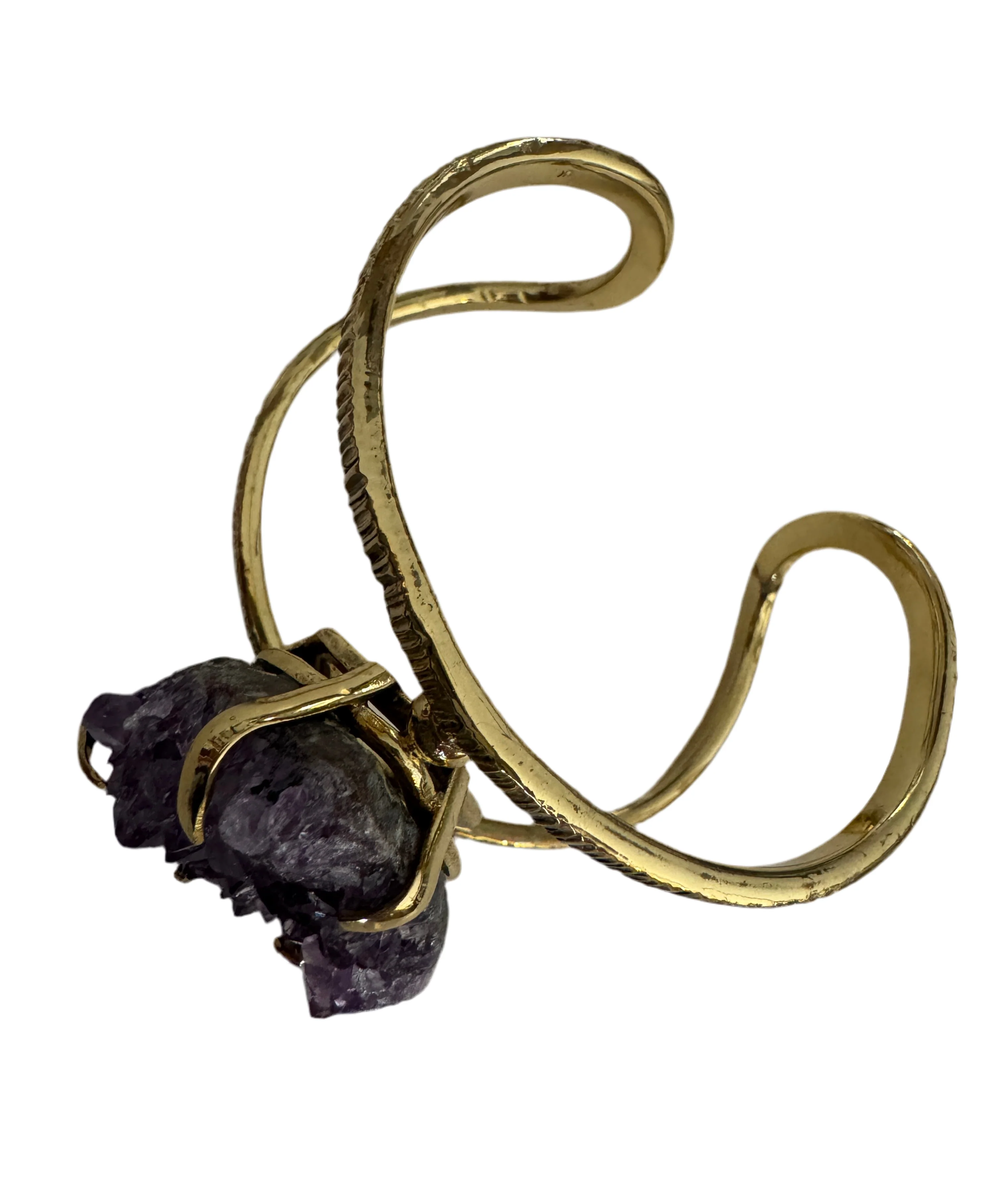 ELYSIAN COLLECTIVE - AMETHYST QUARTZ BRACELET / CUFF - Image 4