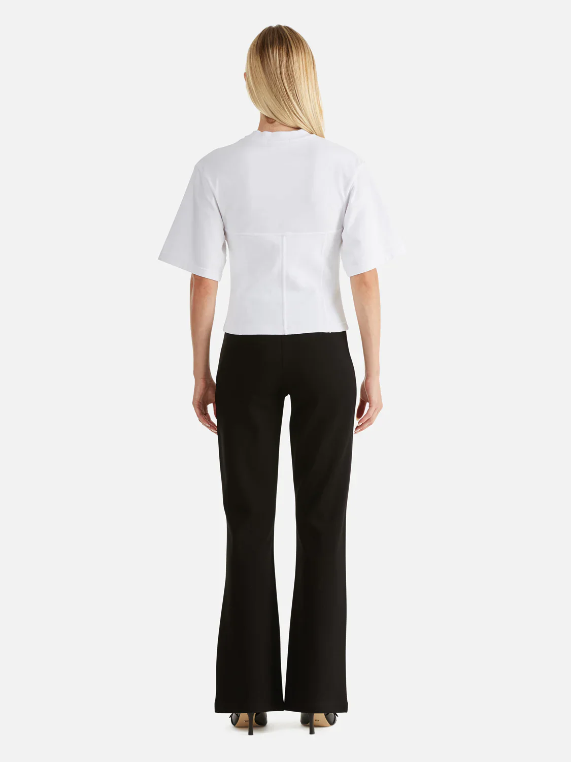 ENA PELLY - AVA CORSET TEE (WHITE) - Image 2