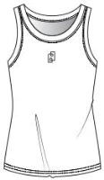 ENA PELLY - KENDALL MONOGRAM TANK (WHITE) - Image 8