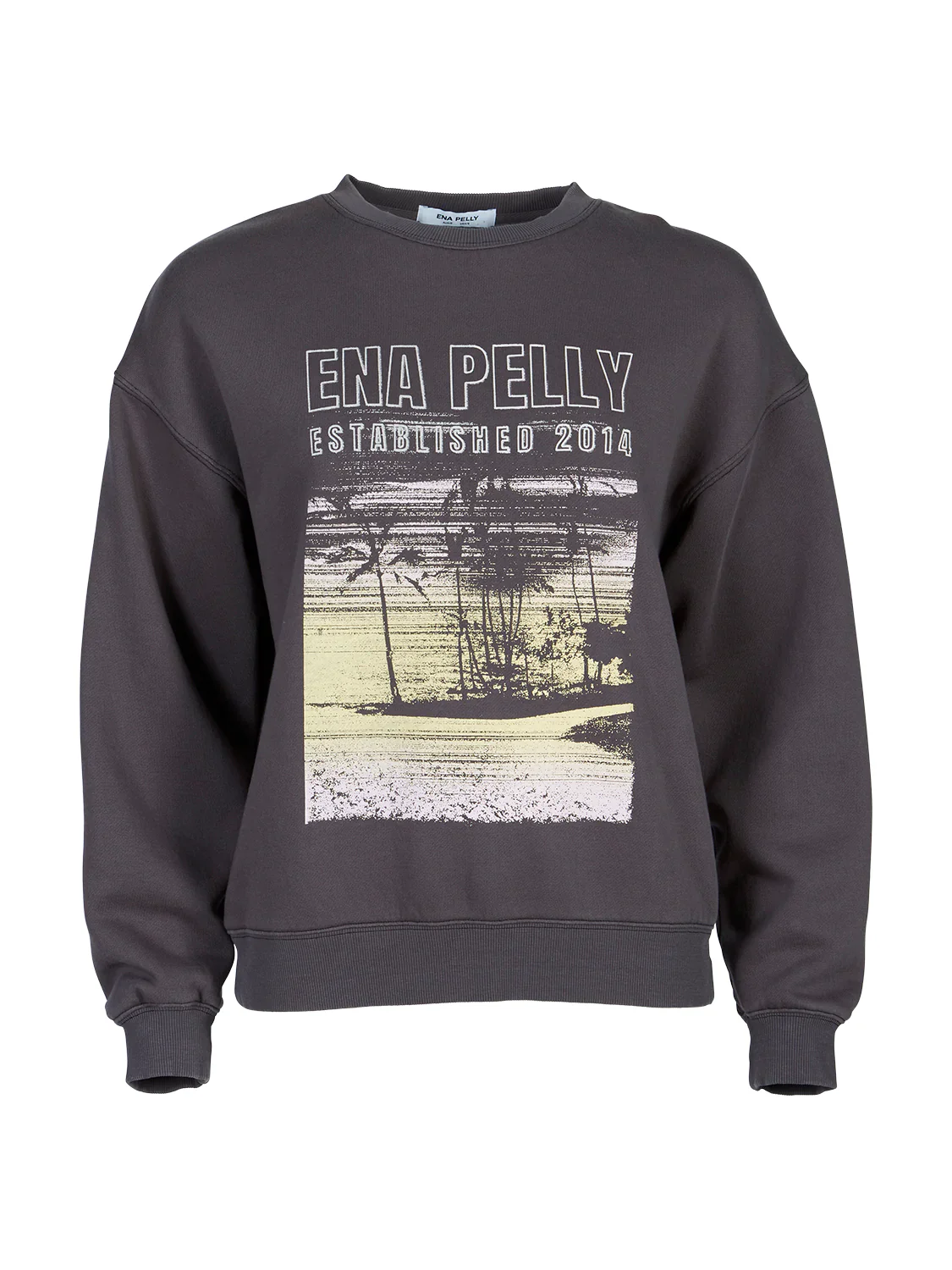 ENA PELLY - PALMS LANDSCAPE RELAXED SWEATER