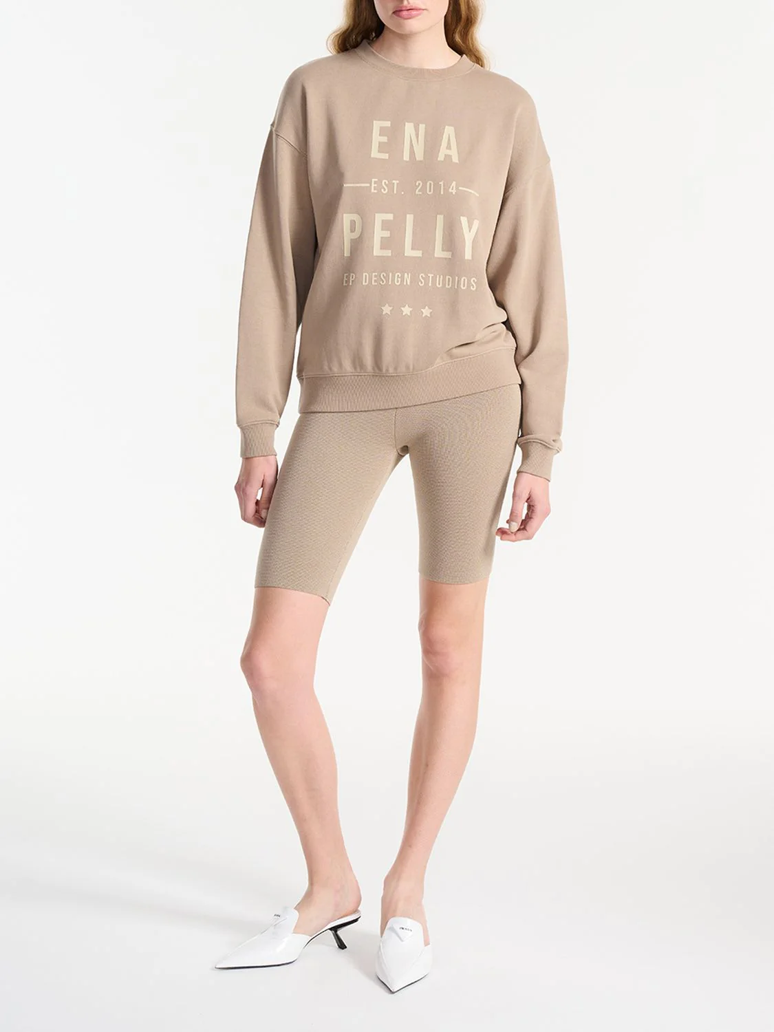 ENA PELLY - DAYBREAK BIKE SHORT (TAUPE) - Image 4