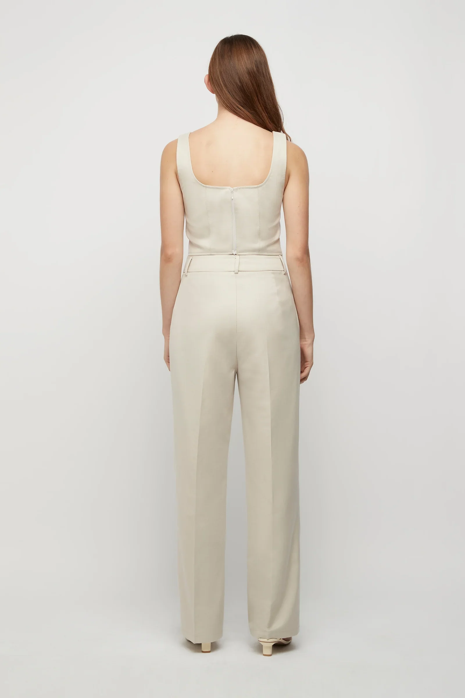 FRIEND OF AUDREY - Filippa Trousers (Winter White) - Image 2