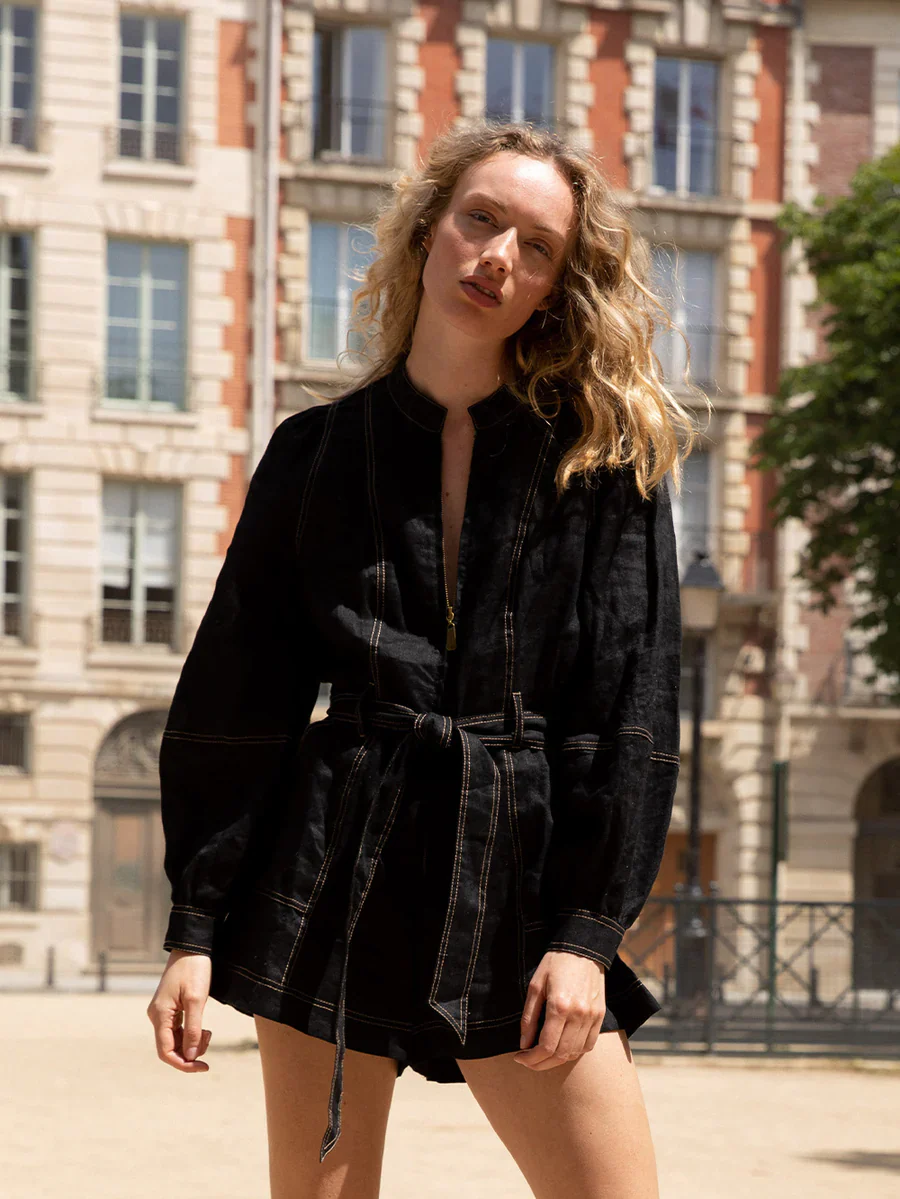 KIVARI - ADA PLAYSUIT (BLACK) - Image 2