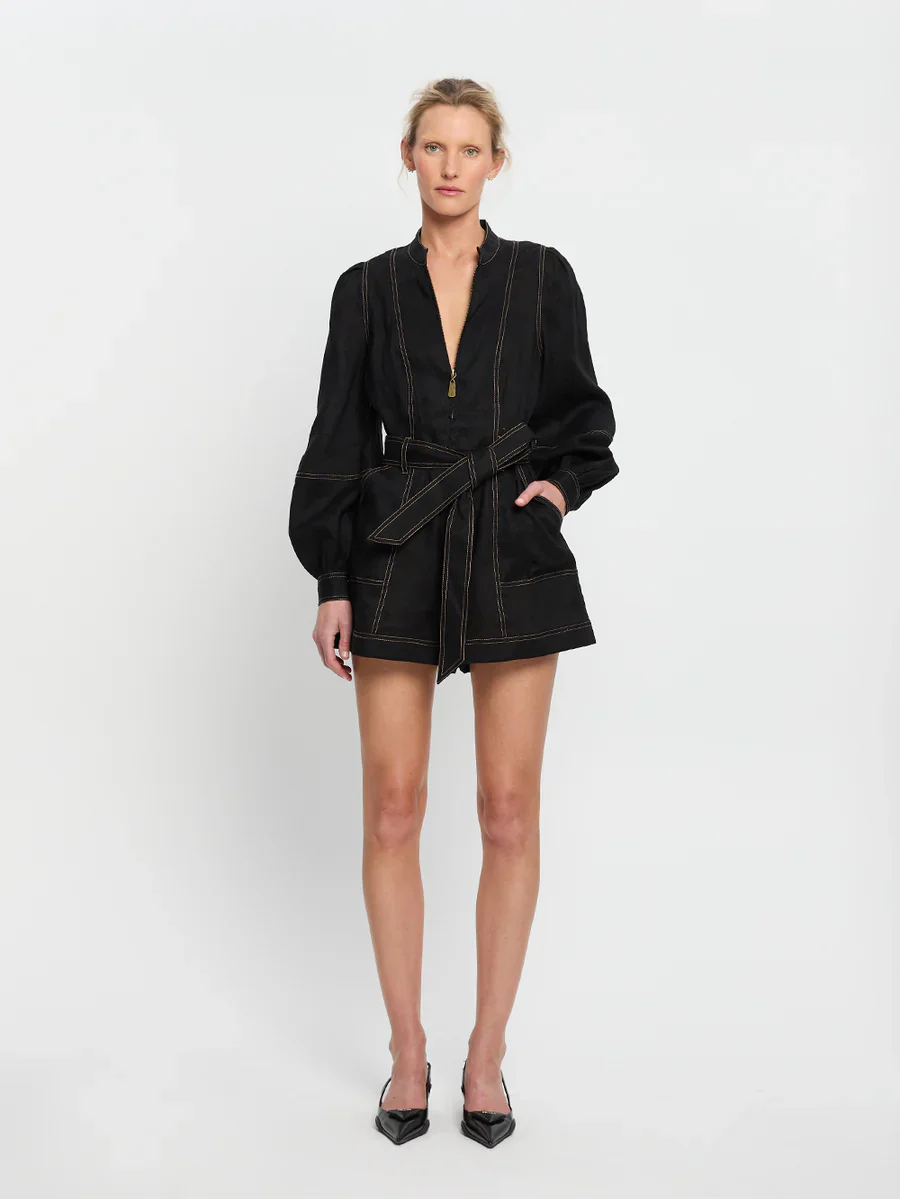 KIVARI - ADA PLAYSUIT (BLACK) - Image 3