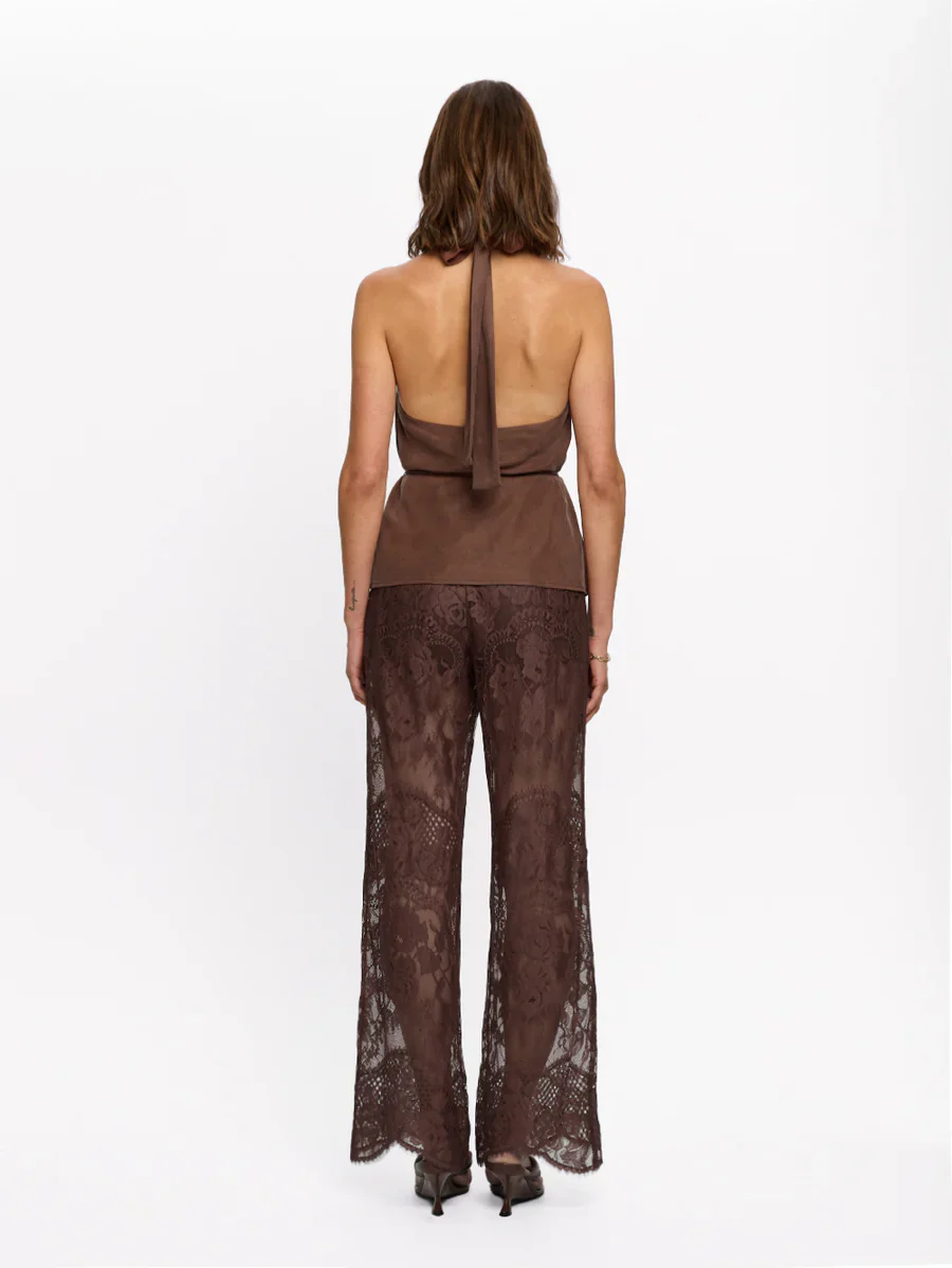 KIVARI - ARABELLA PANT (CHOCOLATE) - Image 5