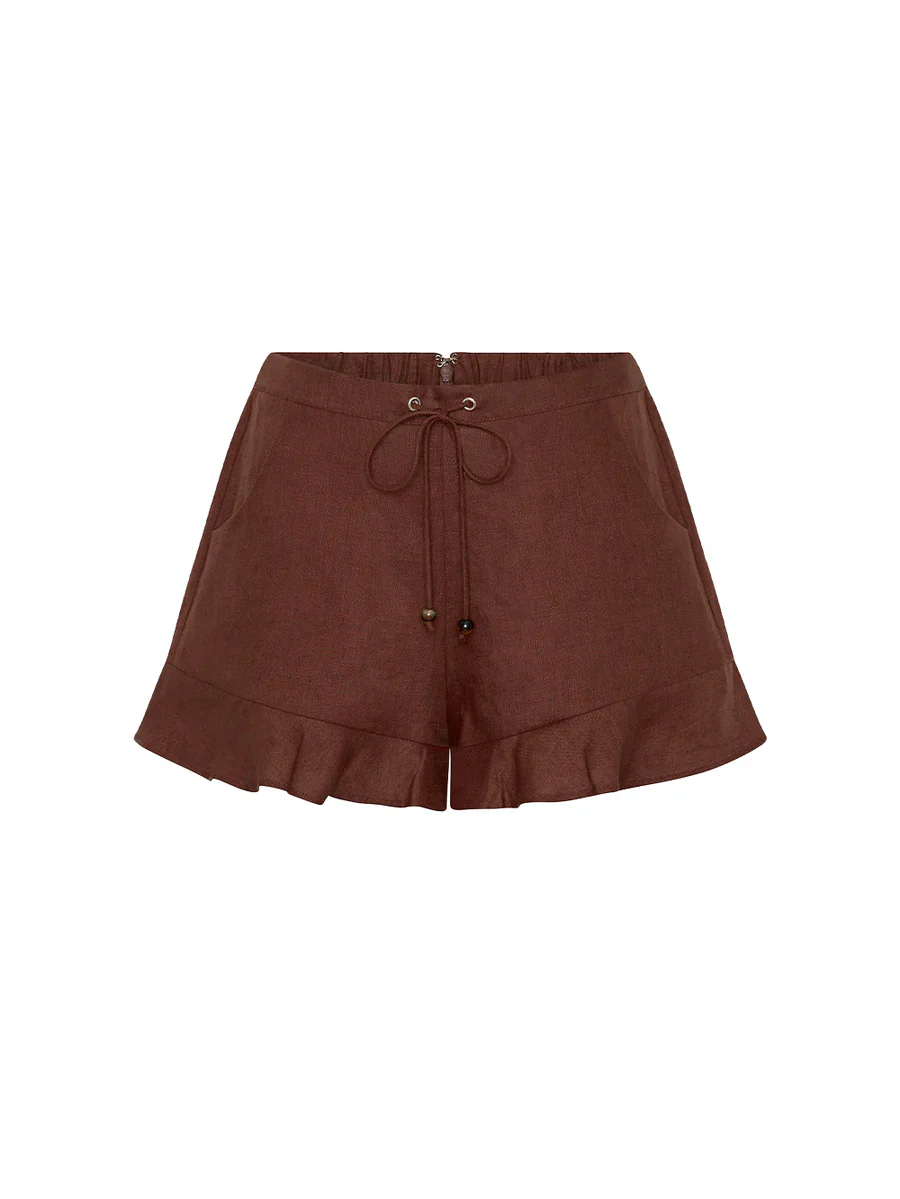 KIVARI - AZAREA SHORT (MOCHA)