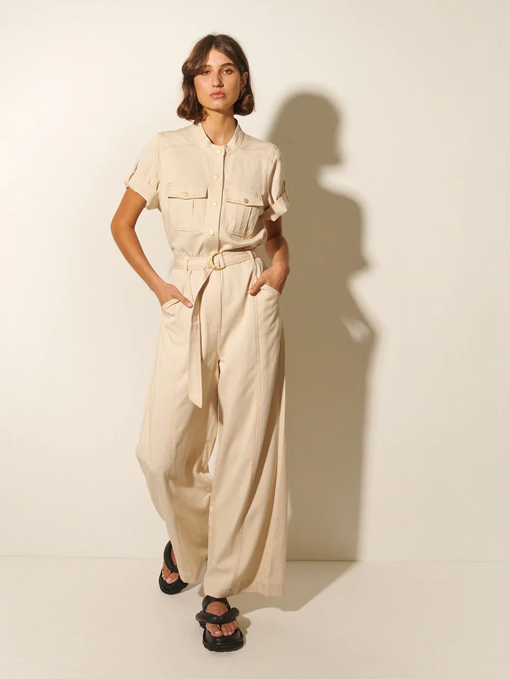 KIVARI - GIANNA JUMPSUIT (IVORY) - Image 2