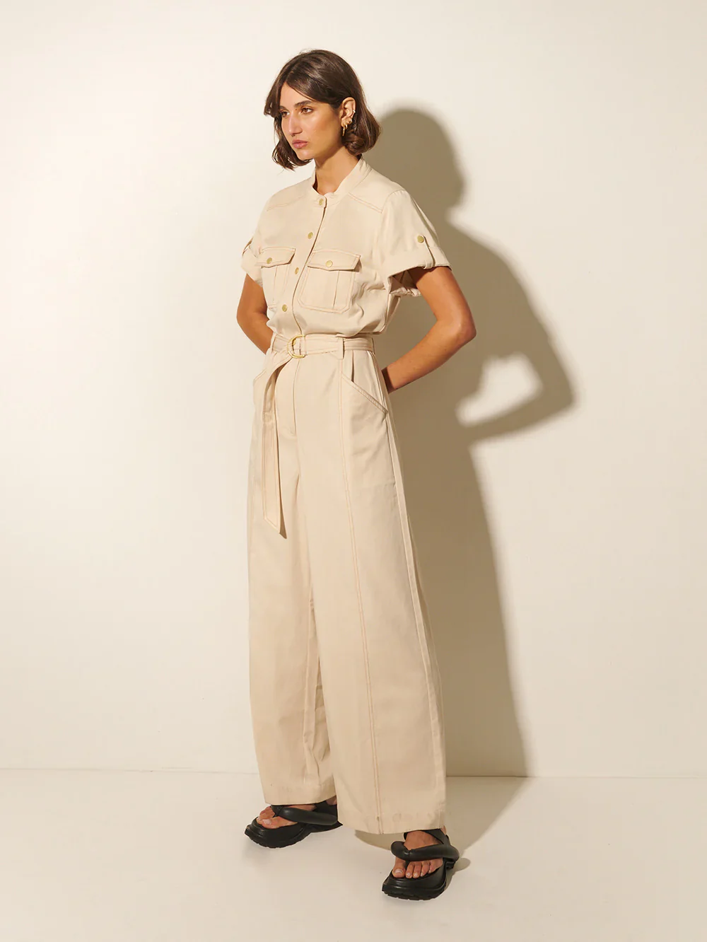 KIVARI - GIANNA JUMPSUIT (IVORY) - Image 4
