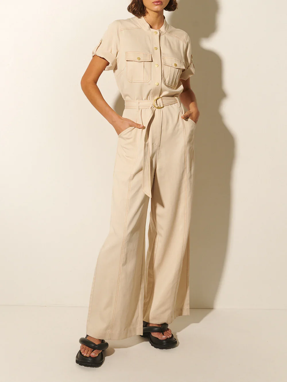 KIVARI - GIANNA JUMPSUIT (IVORY) - Image 5