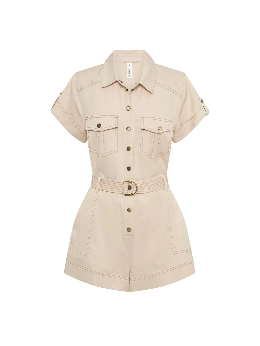 KIVARI - GIANNA PLAYSUIT (IVORY)