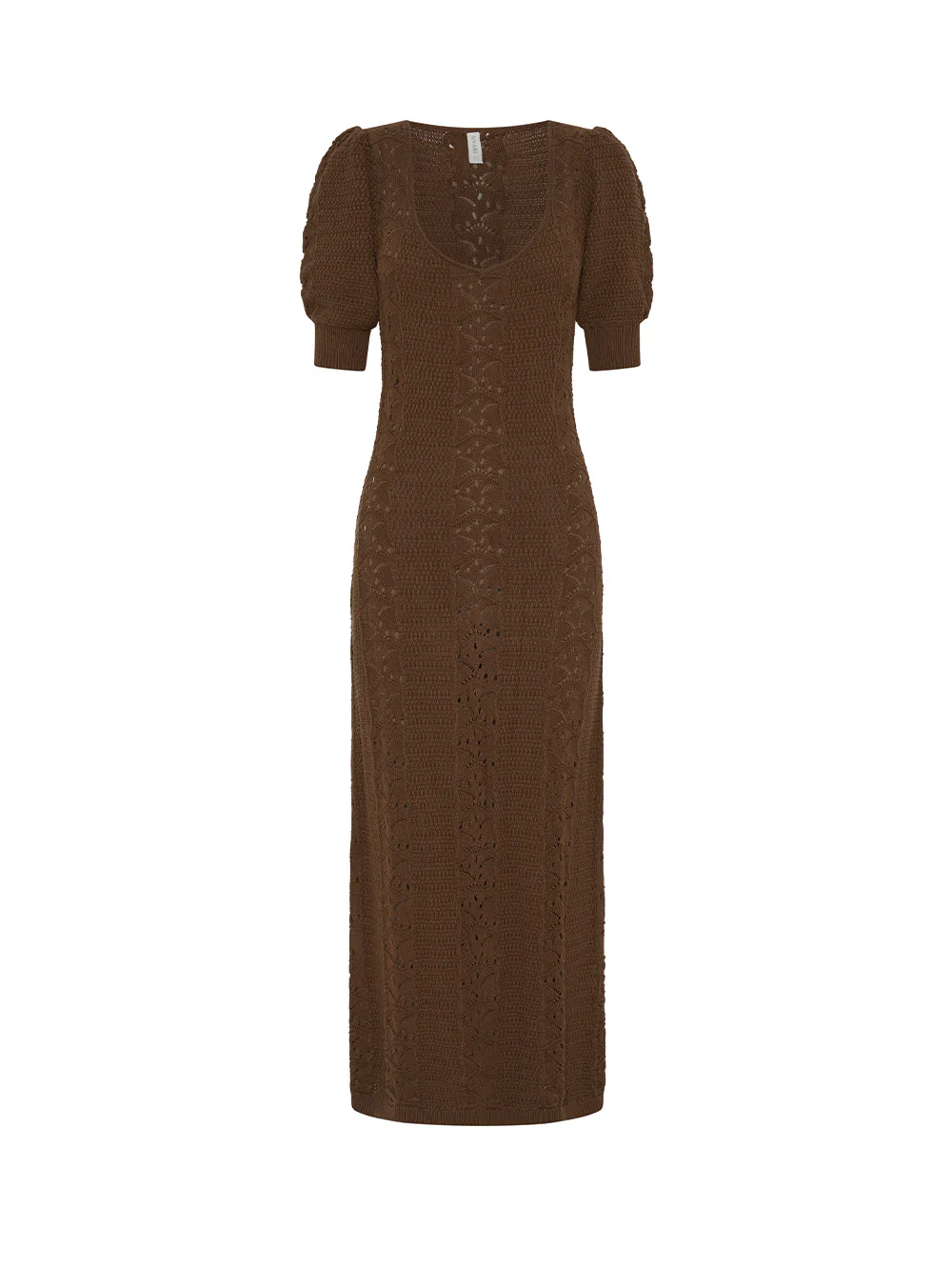 KIVARI - HELENA KNIT MIDI DRESS (COCOA)