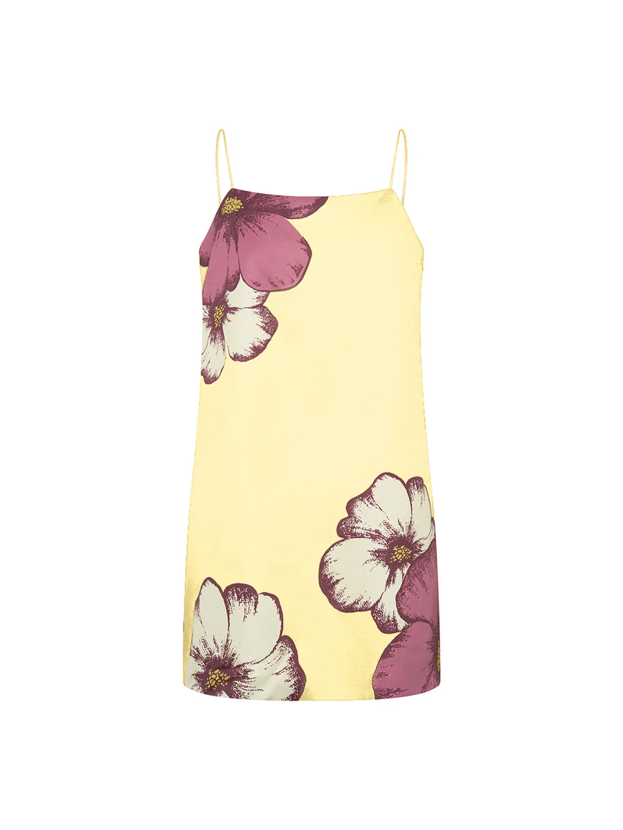 KIVARI - PAROS MINI DRESS (BUTTER)