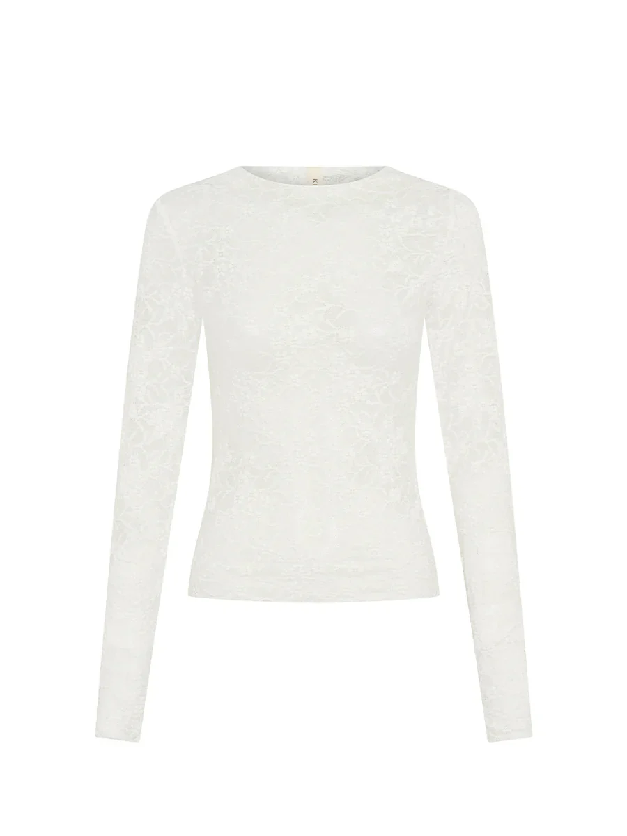 KIVARI - VICTORIA LACE TOP (CREAM)