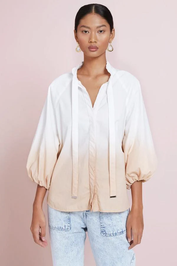 MAGALI PASCAL - Soleil Shirt (Sunset Peach) - Image 2