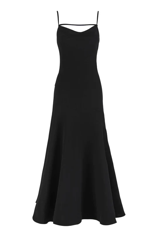 MOSSMAN - MANIFEST MAXI DRESS (BLACK)