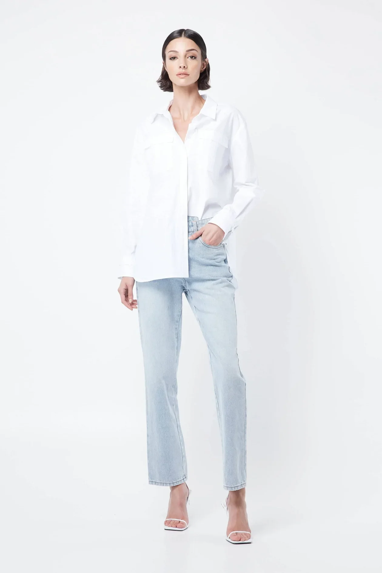 MOSSMAN - The Amalfi Shirt (White)